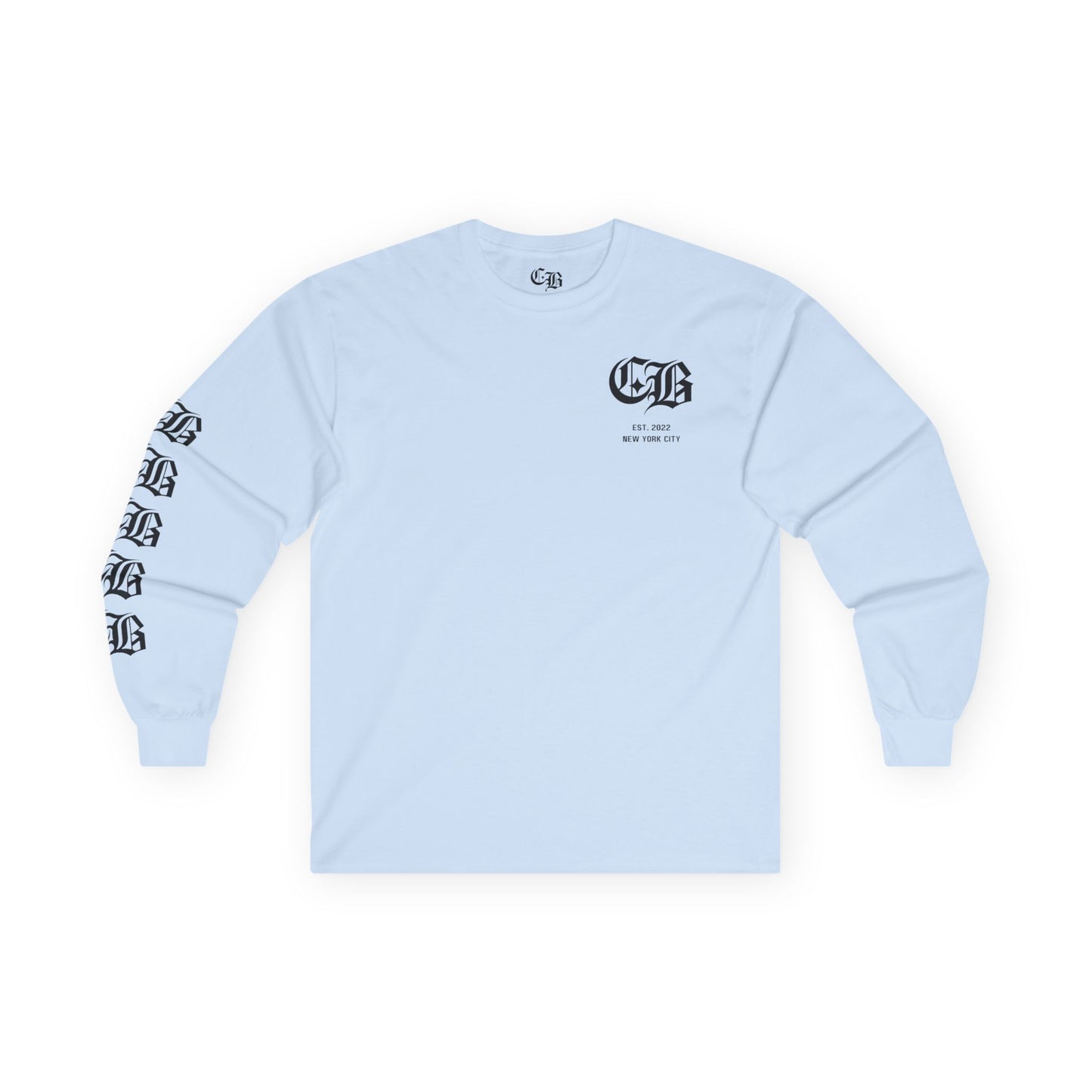 Cherry Bomb Long Sleeve Tee (Blue)