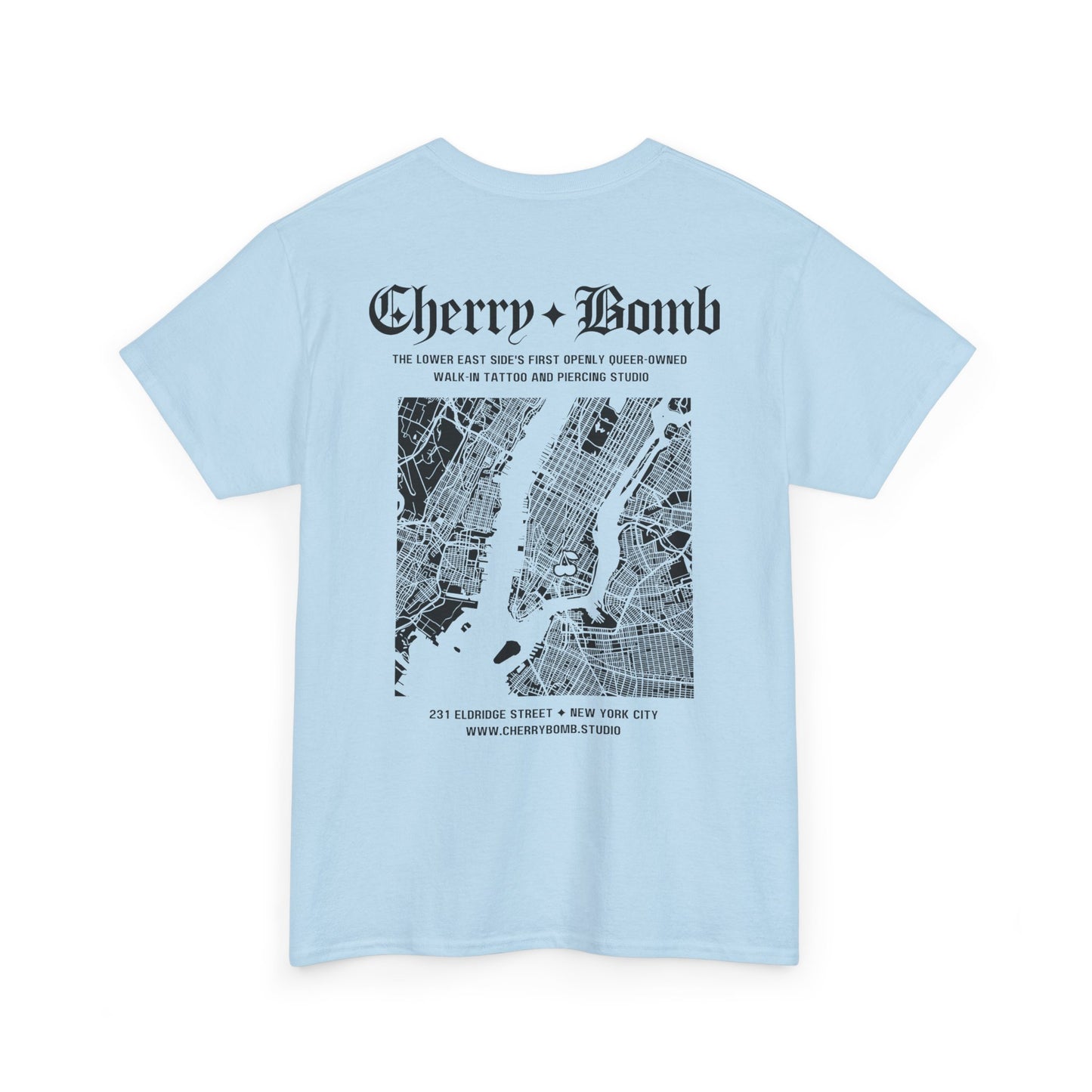 Cherry Bomb Tee (Blue)