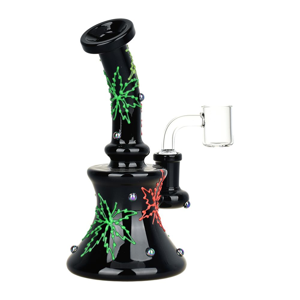 Neon Leaf Dab Rig